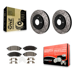 Transit Auto KDF-101886 Disc Brake Kit for 2011-2021 Nissan NV200, Chevrolet City Express, Nissan LEAF - Front