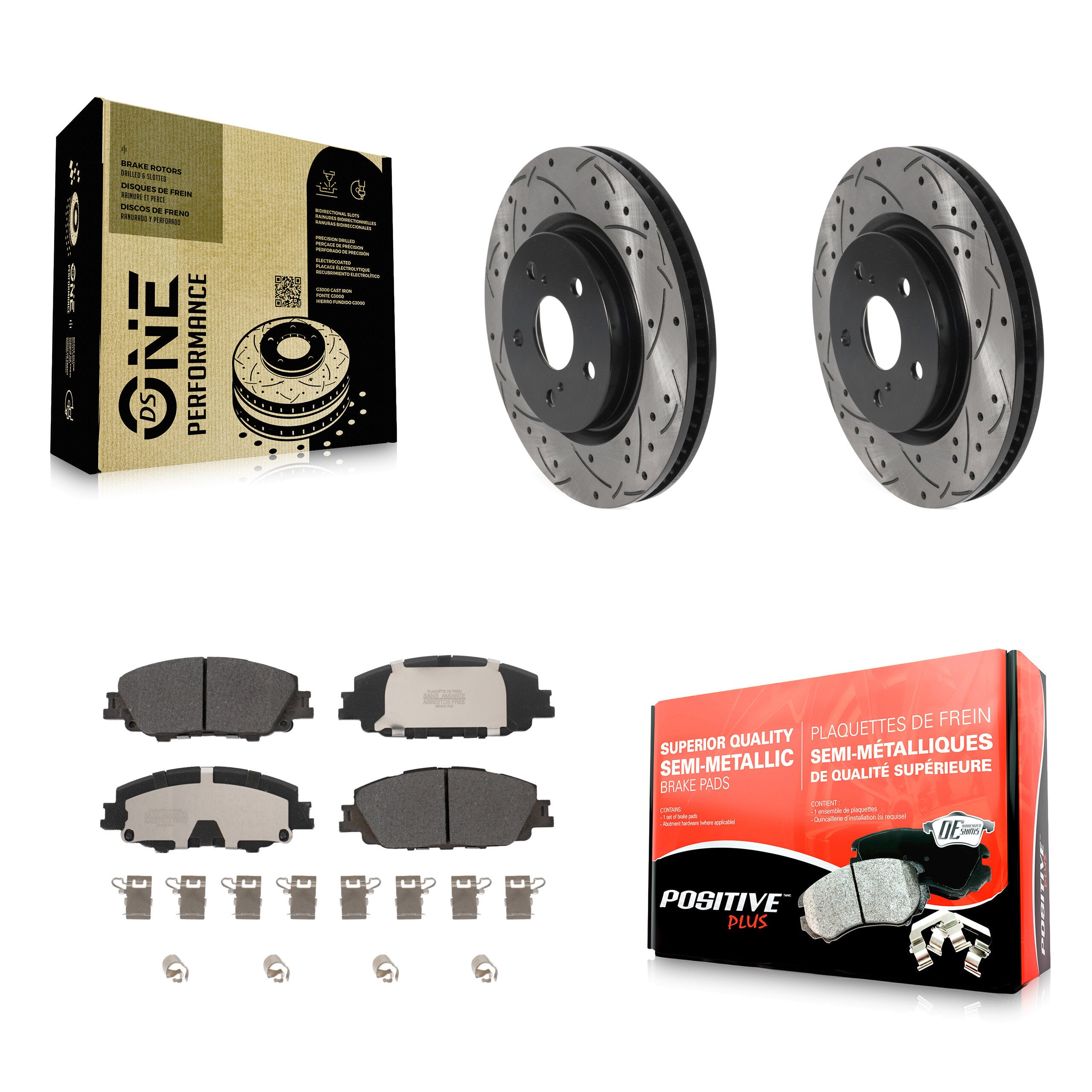 Transit Auto KDF-101891 Disc Brake Kit for 2023-2024 Toyota Prius - Front