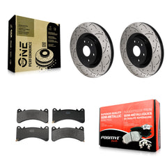 Transit Auto KDF-101893 Disc Brake Kit for 2019-2024 Chevrolet Silverado 1500 LTD, GMC Sierra 1500 Limited and More - Front