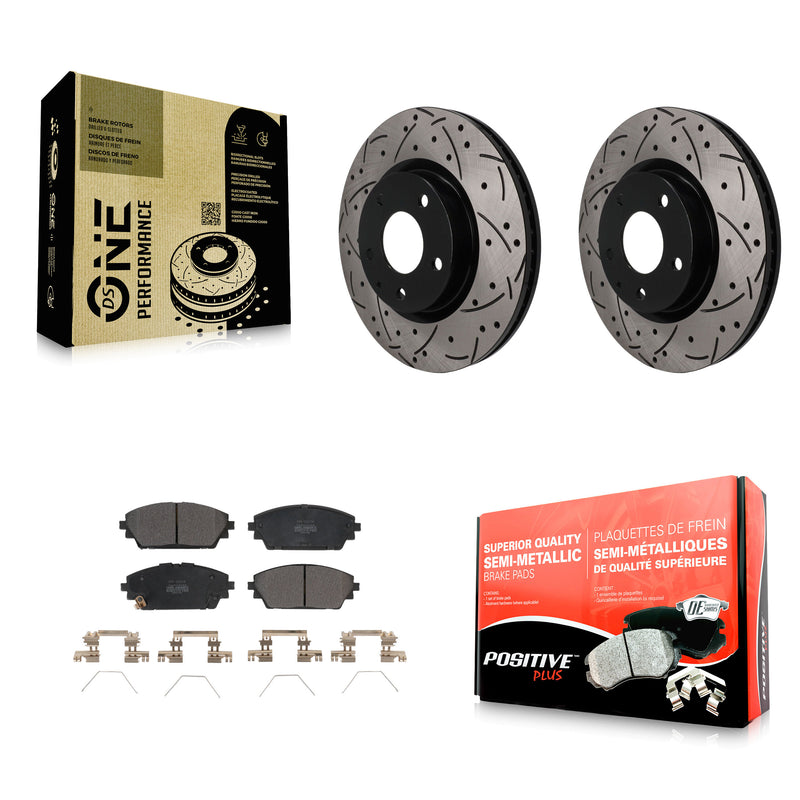 Transit Auto KDF-101894 Disc Brake Kit for 2019-2023 Mazda 3, Mazda 3 Sport - Front