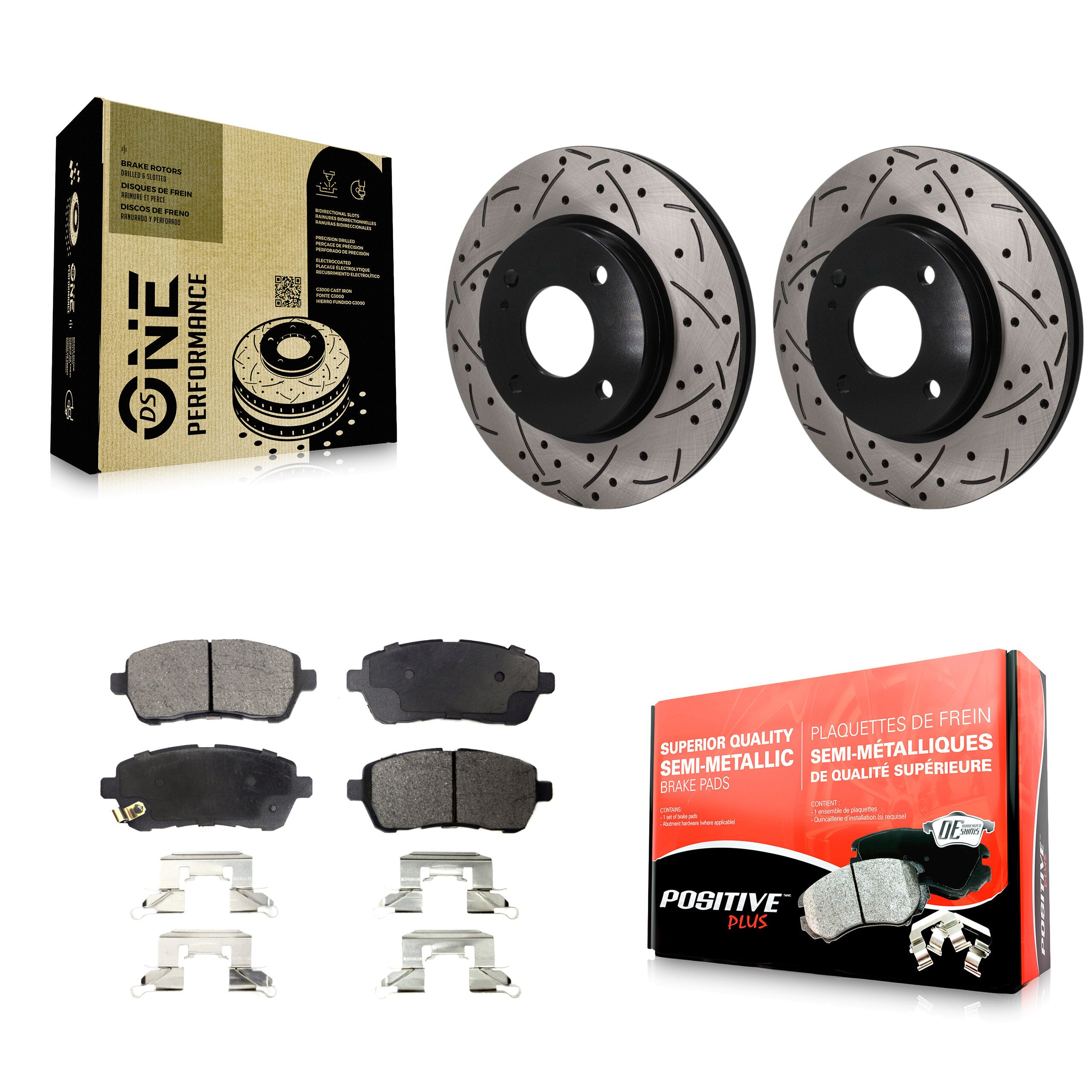 Transit Auto KDF-101895 Disc Brake Kit for 2011-2019 Ford Fiesta - Front
