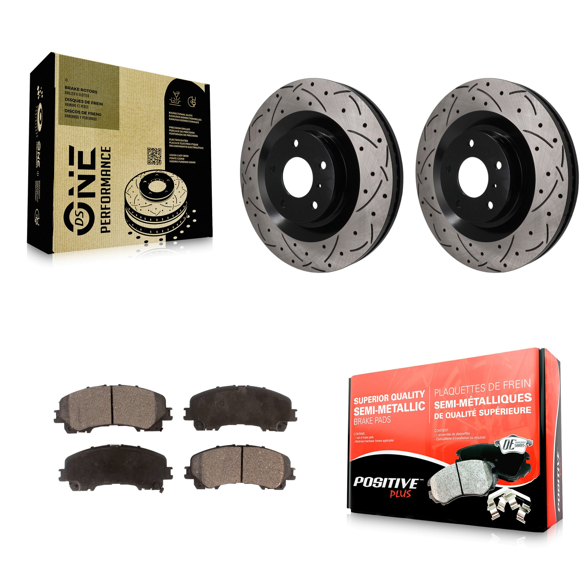 Transit Auto KDF-101897 Disc Brake Kit for 2019-2023 INFINITI QX55, INFINITI QX50 - Front