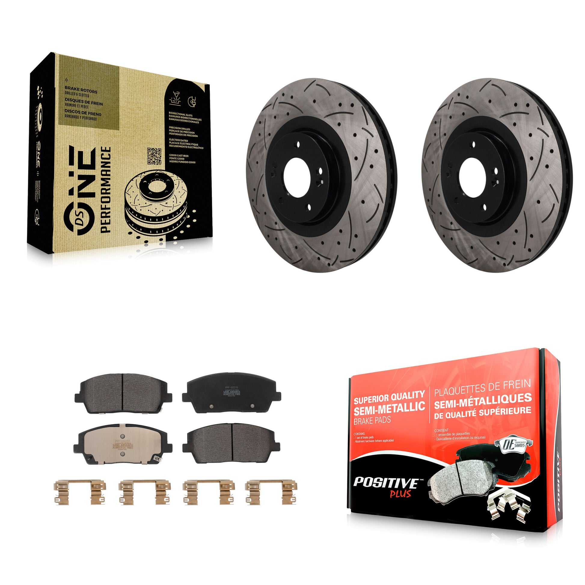 Transit Auto KDF-101898 Disc Brake Kit for 2020-2024 Hyundai Palisade, Kia Telluride - Front