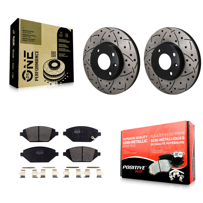 Transit Auto KDF-101904 Disc Brake Kit for 2016-2022 Chevrolet Spark - Front