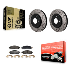 Transit Auto KDF-101908 Disc Brake Kit for 2018-2023 Nissan NV200, Nissan LEAF - Front
