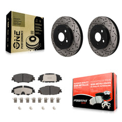 Transit Auto KDF-101912 Disc Brake Kit for 2023 Toyota Corolla - Front