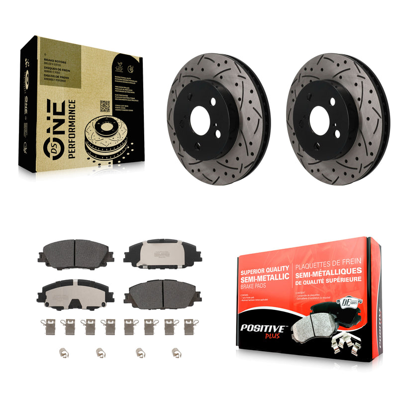 Transit Auto KDF-101912 Disc Brake Kit for 2023 Toyota Corolla - Front