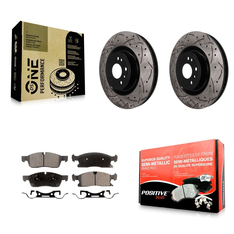 Transit Auto KDF-101913 Disc Brake Kit for 2013-2019 Mercedes-Benz GLE400, Mercedes-Benz GLS450 and More - Front