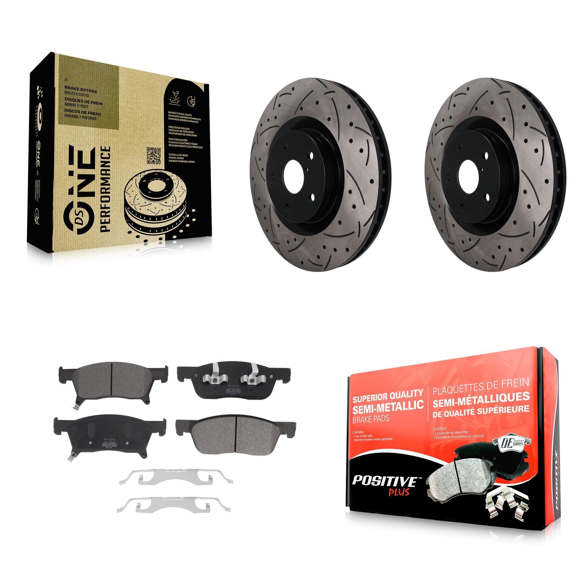 Transit Auto KDF-101917 Disc Brake Kit for 2019-2024 Subaru Ascent - Front
