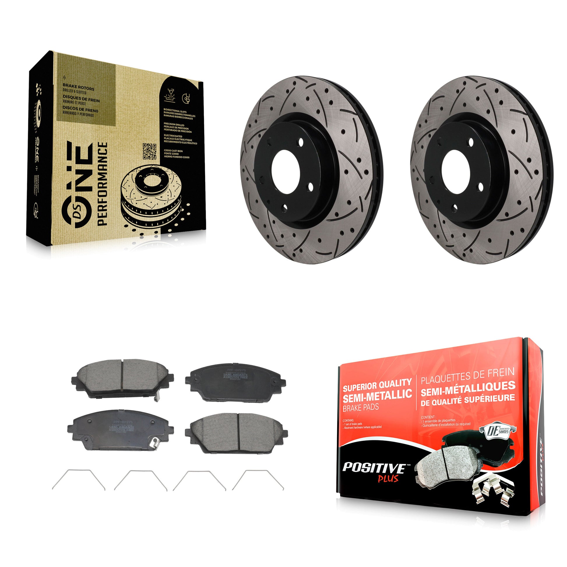 Transit Auto KDF-101918 Disc Brake Kit for 2020-2023 Mazda CX-30 - Front
