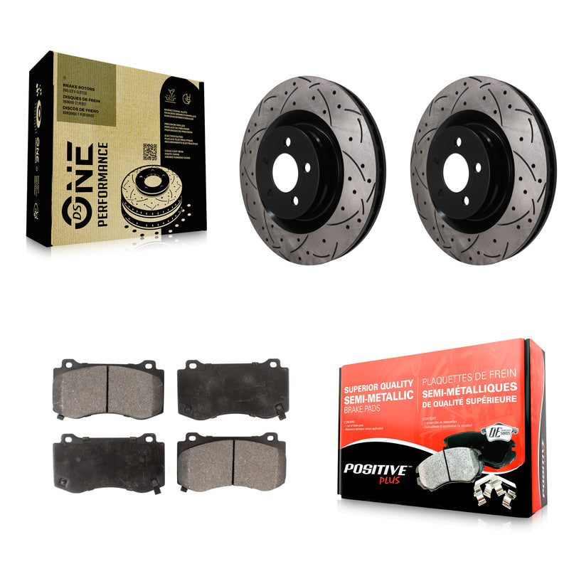 Transit Auto KDF-101923 Disc Brake Kit for 2005-2023 Dodge Challenger, Dodge Charger and More - Front