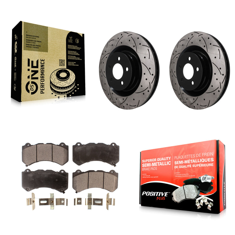 Transit Auto KDF-101925 Disc Brake Kit for 2015-2021 Dodge Charger, Dodge Challenger - Front