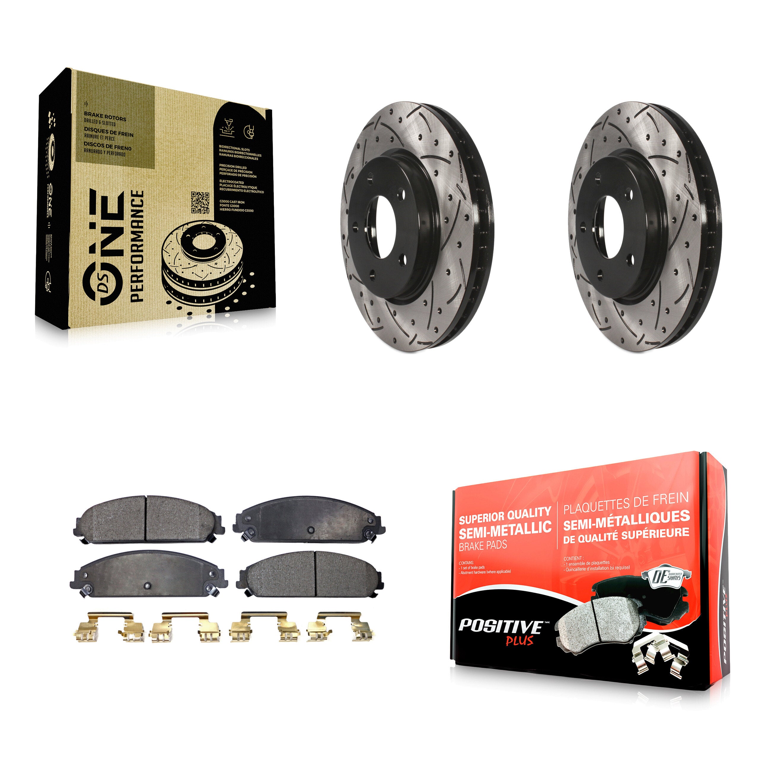 Transit Auto KDF-101927 Disc Brake Kit for 2008-2009 Dodge Caliber - Front