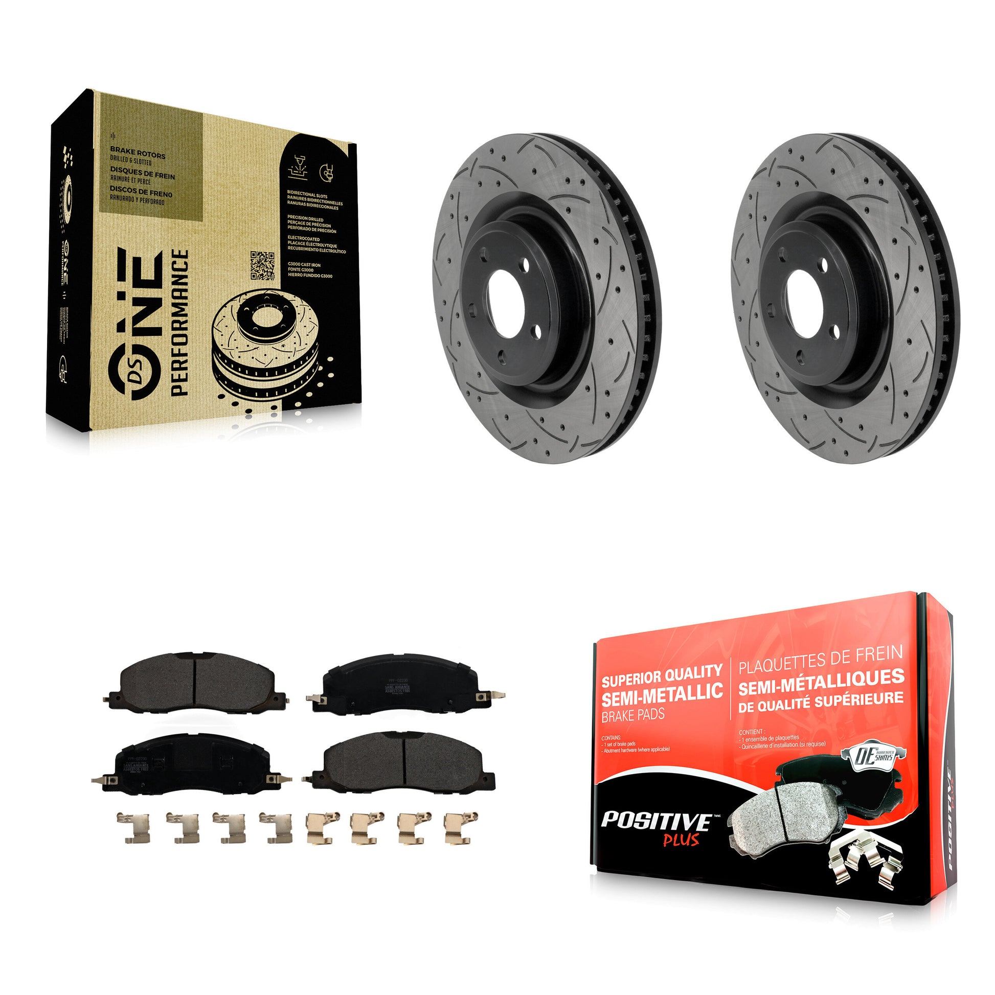 Transit Auto KDF-101929 Disc Brake Kit for 2020-2023 Lincoln Aviator, Ford Explorer - Front