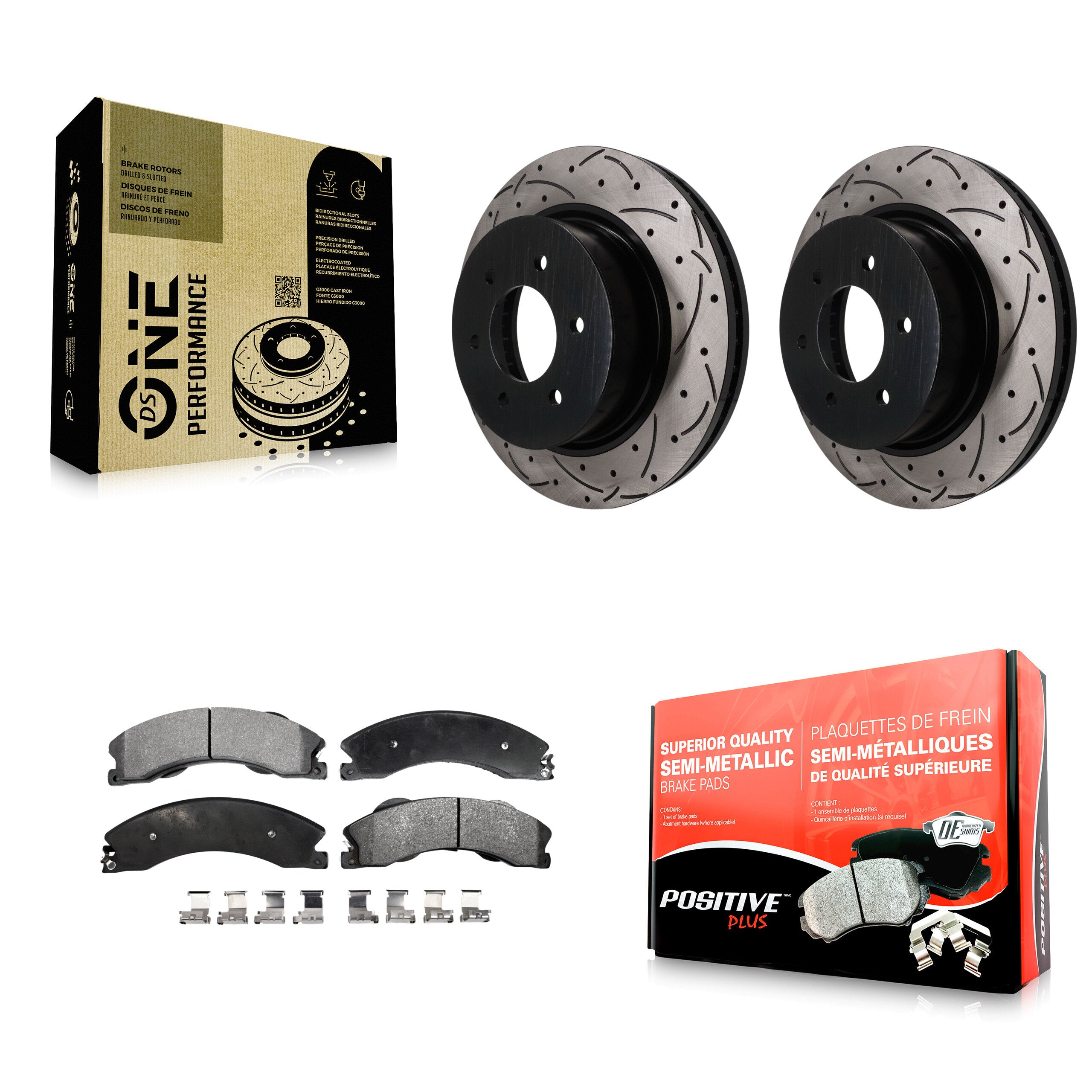 Transit Auto KDF-101933 Disc Brake Kit for 2016-2024 Nissan TITAN XD - Front