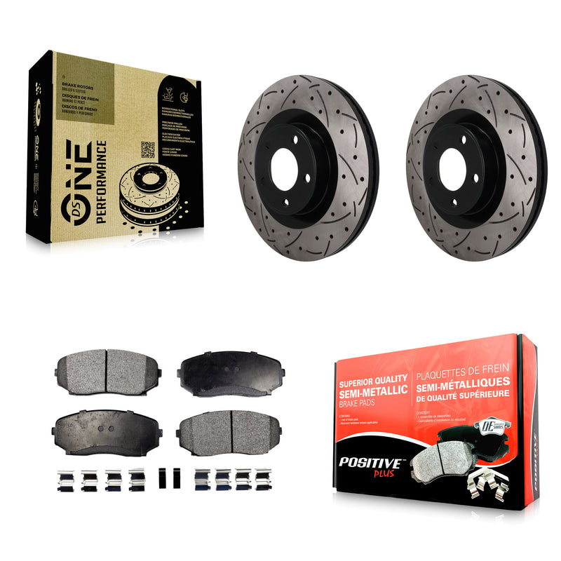 Transit Auto KDF-101935 Disc Brake Kit for 2007-2015 Ford Edge, Lincoln MKX - Front