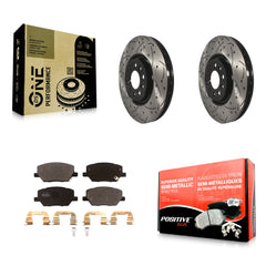 Transit Auto KDF-101936 Disc Brake Kit for 2023 Dodge Hornet, Jeep Compass - Front