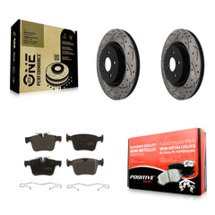 Transit Auto KDF-101938 Disc Brake Kit for 2017-2019 Land Rover Discovery Sport, Jaguar F-Pace - Rear