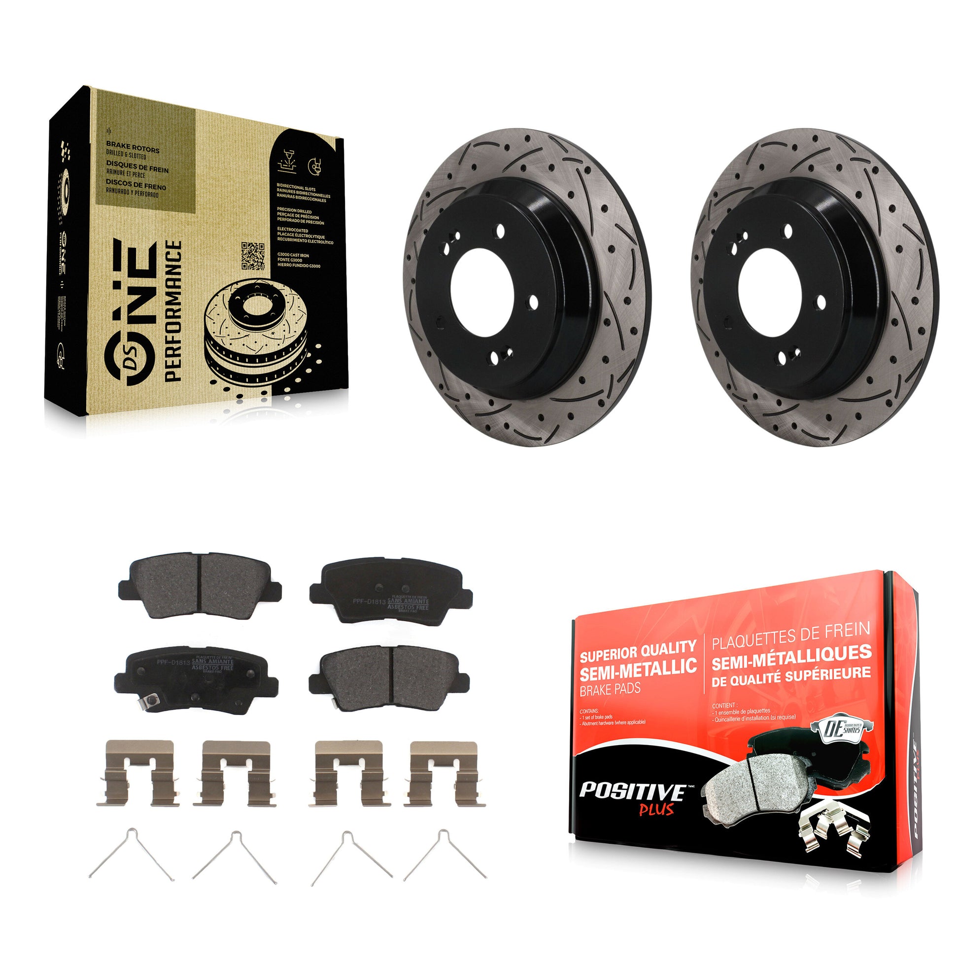 Transit Auto KDF-101945 Disc Brake Kit for 2022-2023 Hyundai Kona - Rear