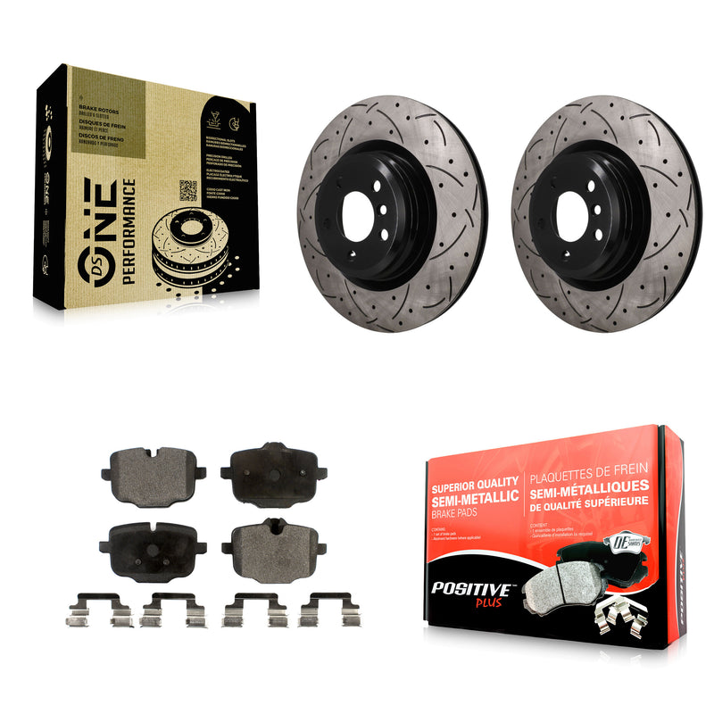 Transit Auto KDF-101947 Disc Brake Kit for 2016-2019 BMW Alpina B6 xDrive Gran Coupe - Rear