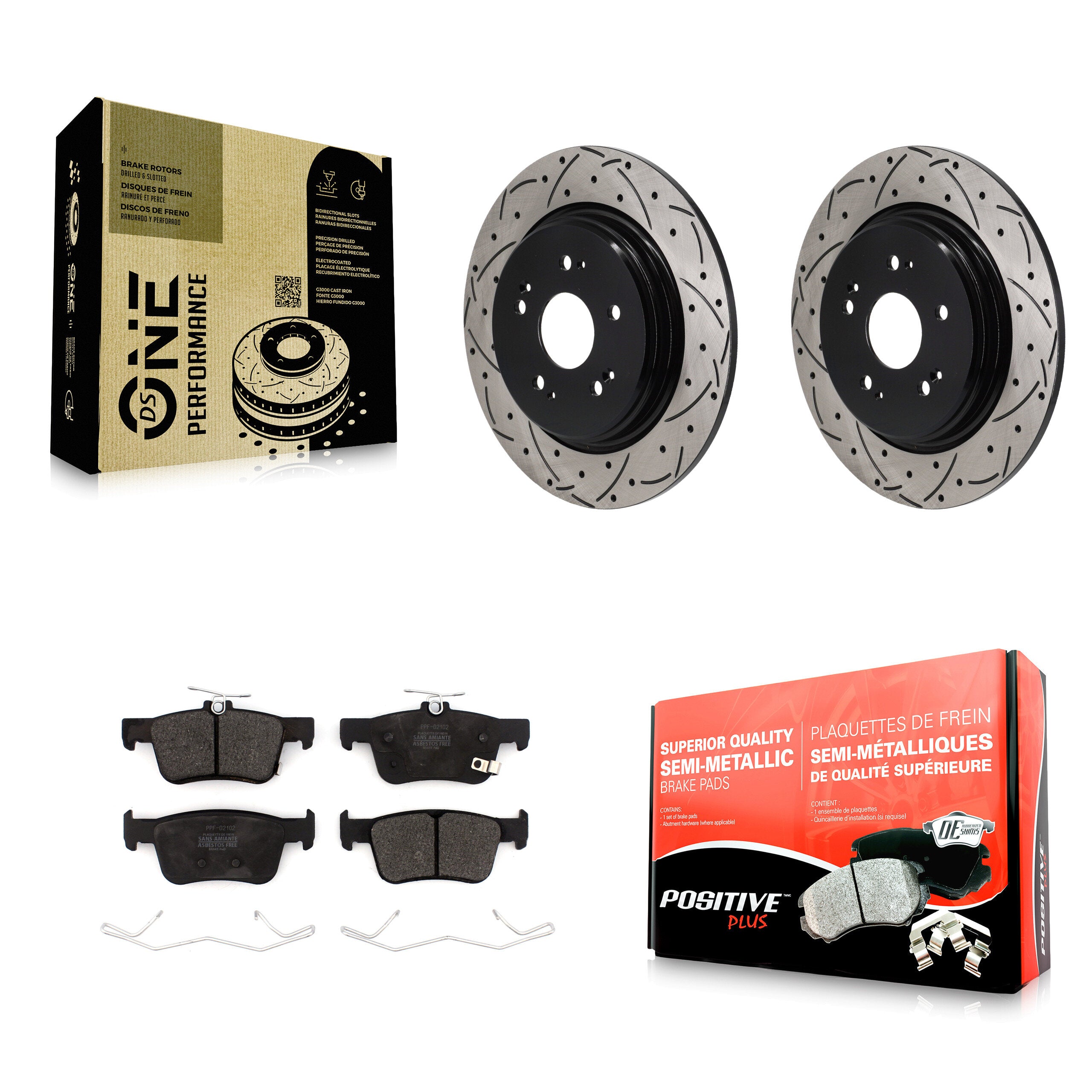 Transit Auto KDF-101948 Disc Brake Kit for 2022-2024 Acura RDX - Rear