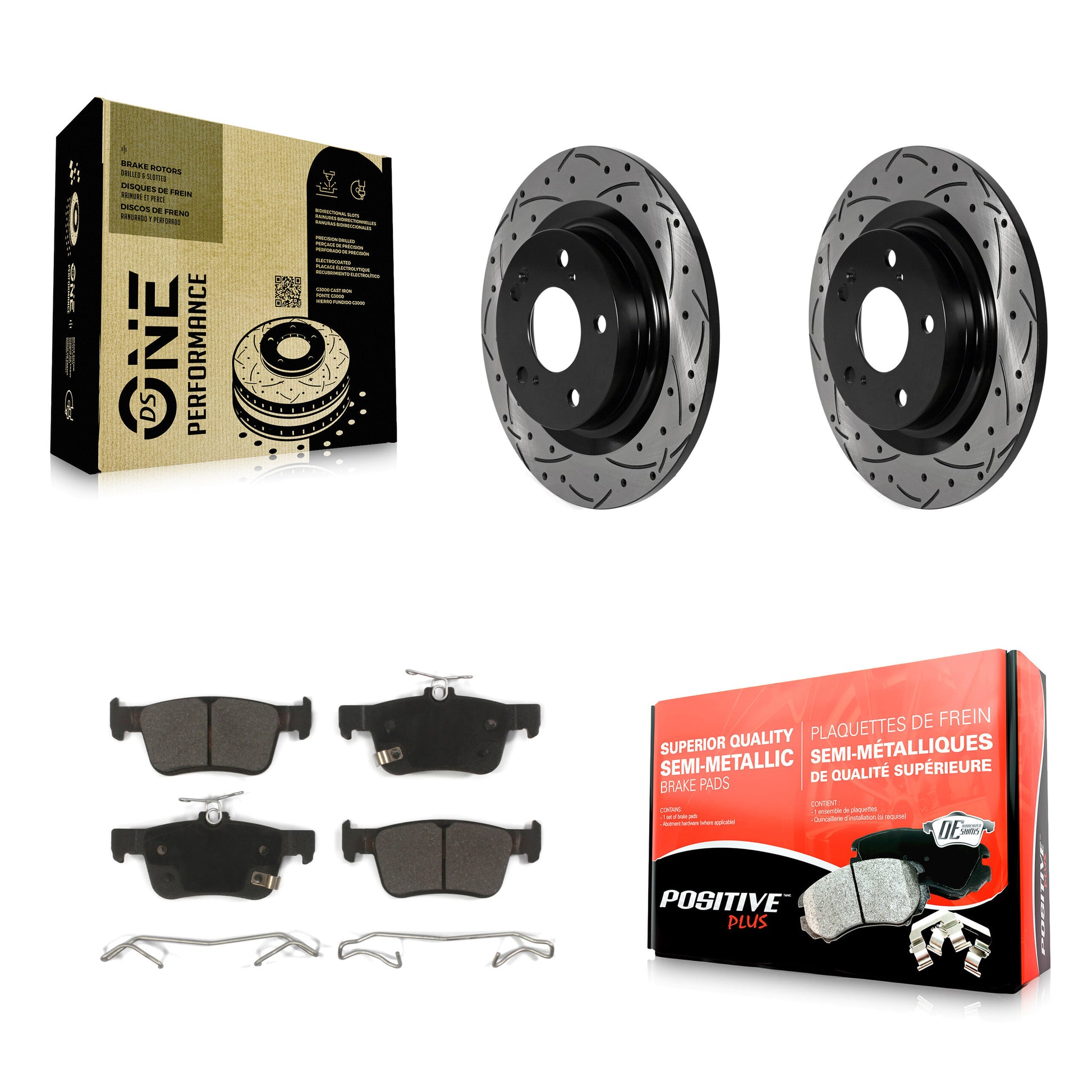 Transit Auto KDF-101950 Disc Brake Kit for 2024 Acura Integra - Rear