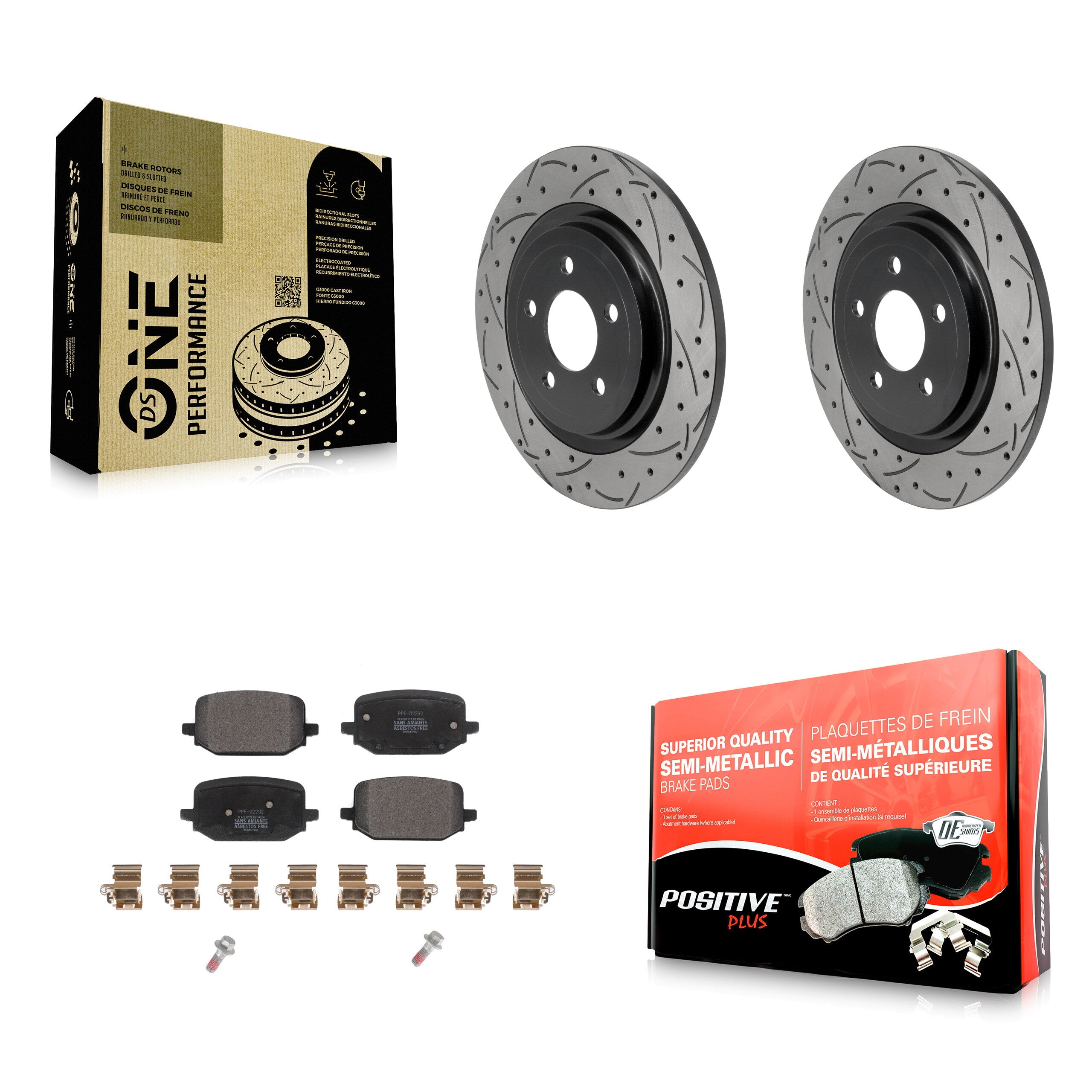 Transit Auto KDF-101954 Disc Brake Kit for 2022-2024 Ford Explorer - Rear