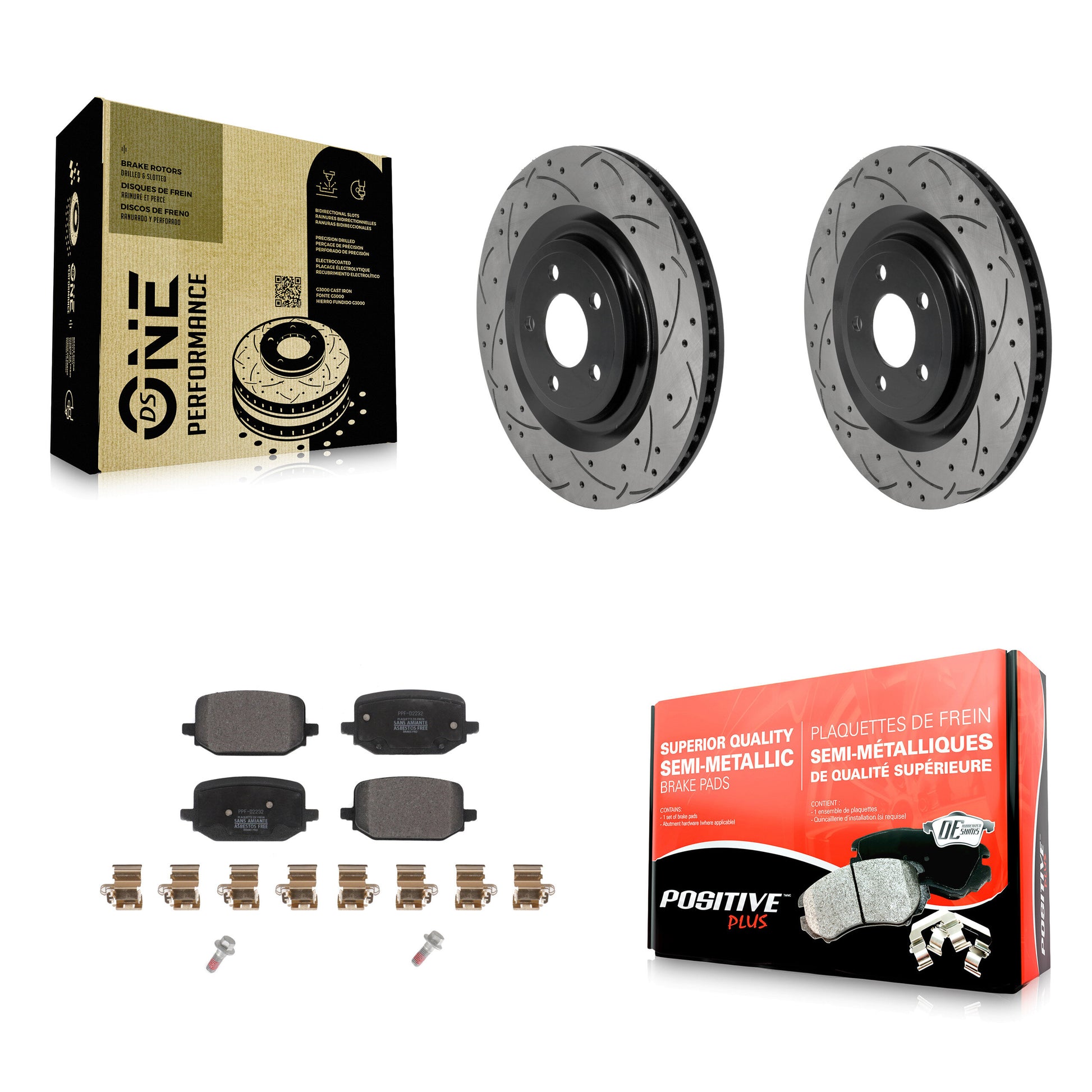 Transit Auto KDF-101955 Disc Brake Kit for 2022-2023 Ford Explorer - Rear