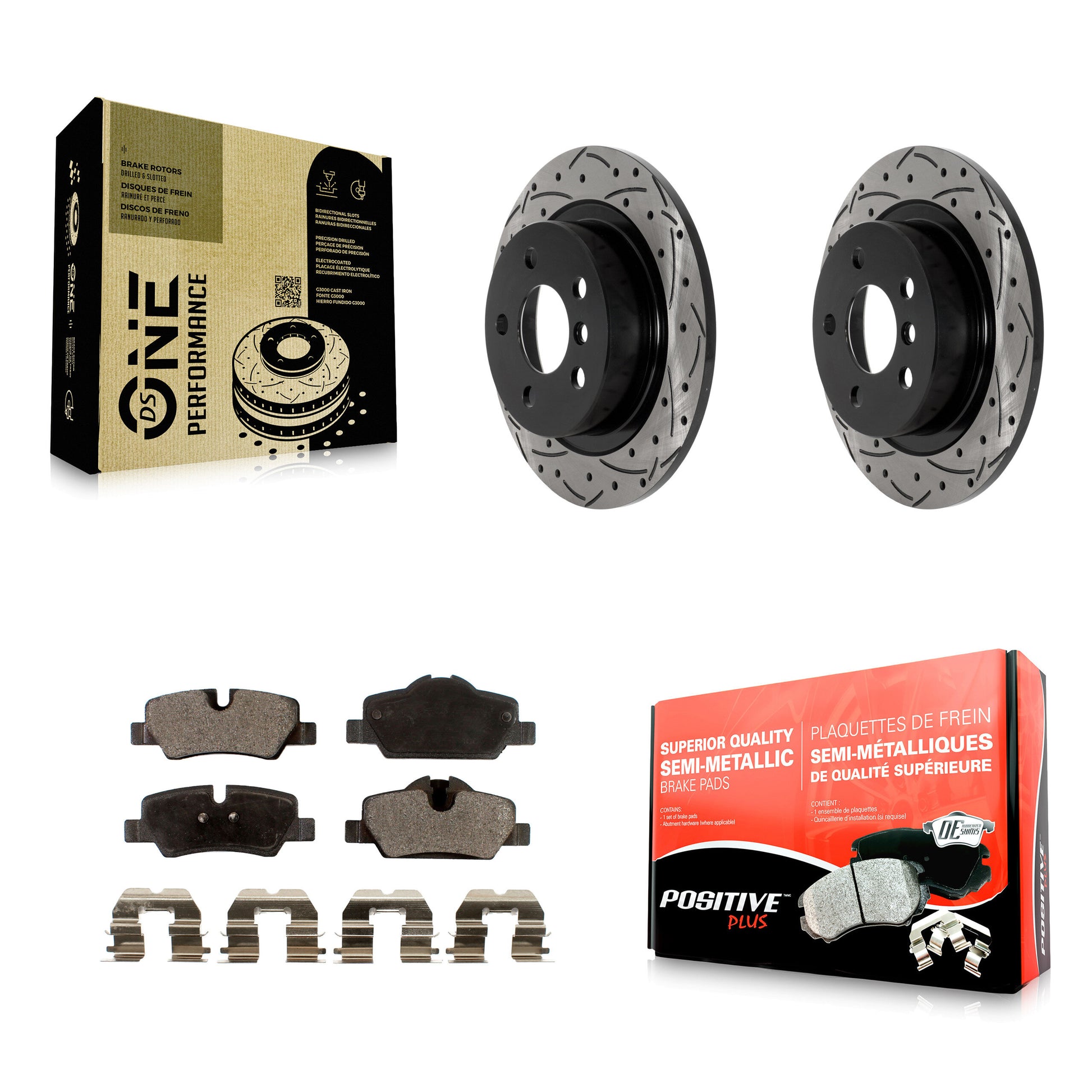 Transit Auto KDF-101963 Disc Brake Kit for 2020-2022 Mini Cooper - Rear