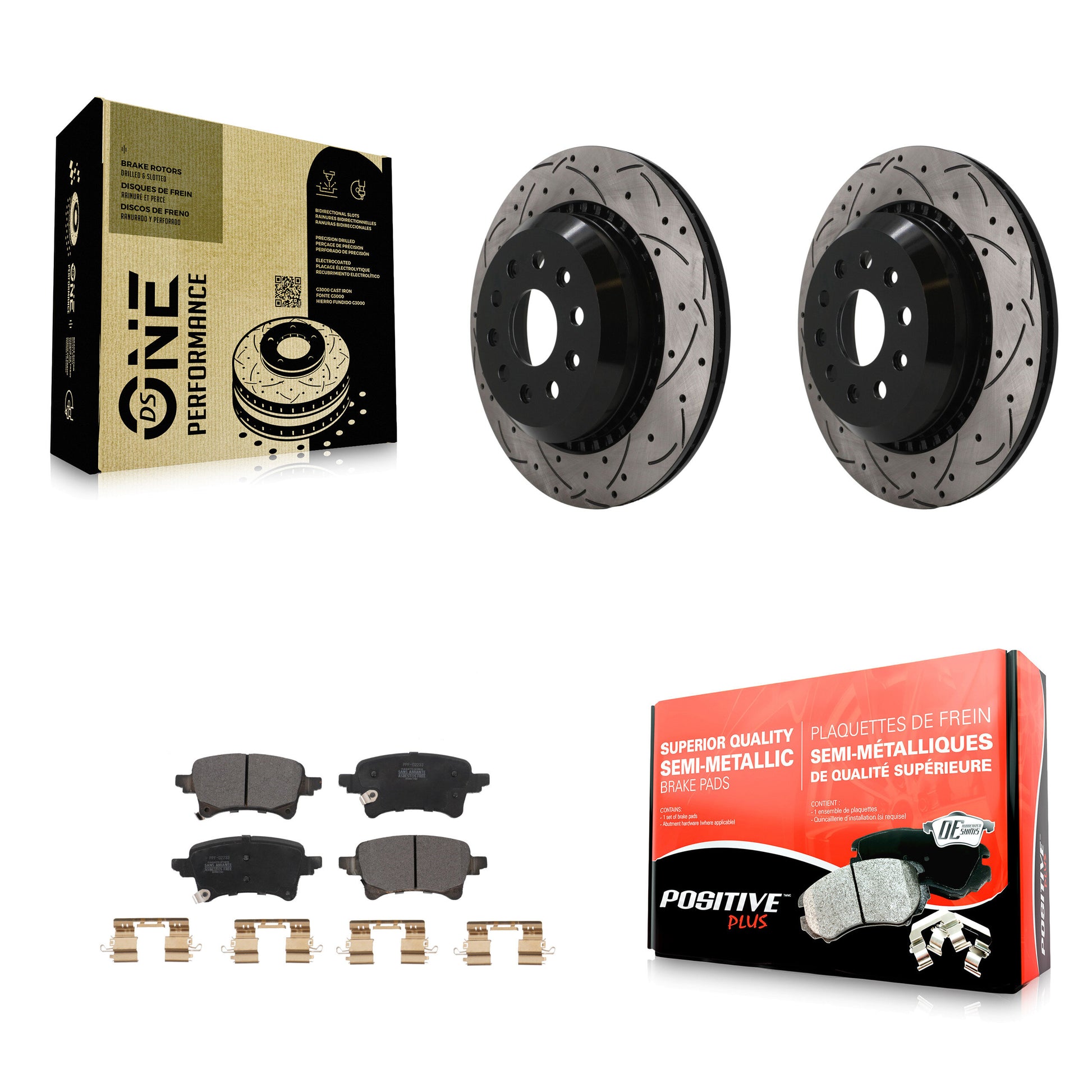 Transit Auto KDF-101966 Disc Brake Kit for 2020-2023 Jeep Wrangler, Jeep Gladiator - Rear