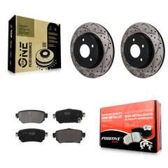 Transit Auto KDF-101969 Disc Brake Kit for 2018-2023 Nissan LEAF, Nissan Rogue Sport and More - Rear