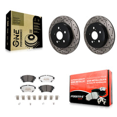 Transit Auto KDF-101971 Disc Brake Kit for 2019-2024 Toyota Corolla - Rear