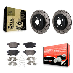 Transit Auto KDF-101972 Disc Brake Kit for 2019 Toyota Corolla - Rear