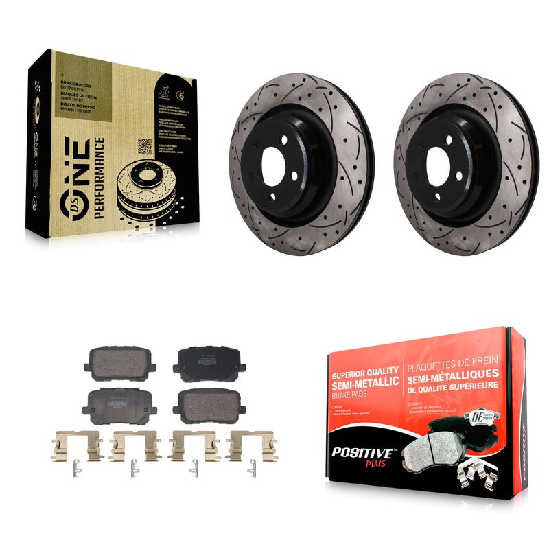 Transit Auto KDF-101973 Disc Brake Kit for 2014-2022 Dodge Charger - Rear