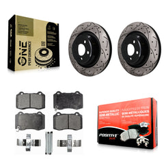 Transit Auto KDF-101974 Disc Brake Kit for 2005-2023 Dodge Challenger, Dodge Charger and More - Rear