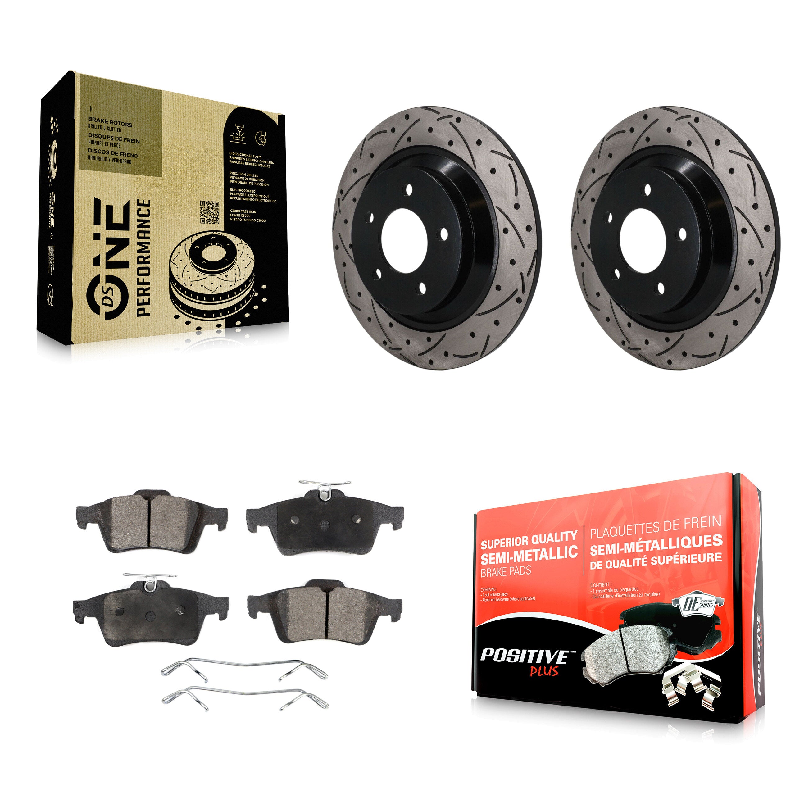 Transit Auto KDF-101988 Disc Brake Kit for 2006-2017 Mazda 5 - Rear