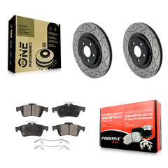 Transit Auto KDF-101991 Disc Brake Kit for 2016 Jaguar XJ - Rear