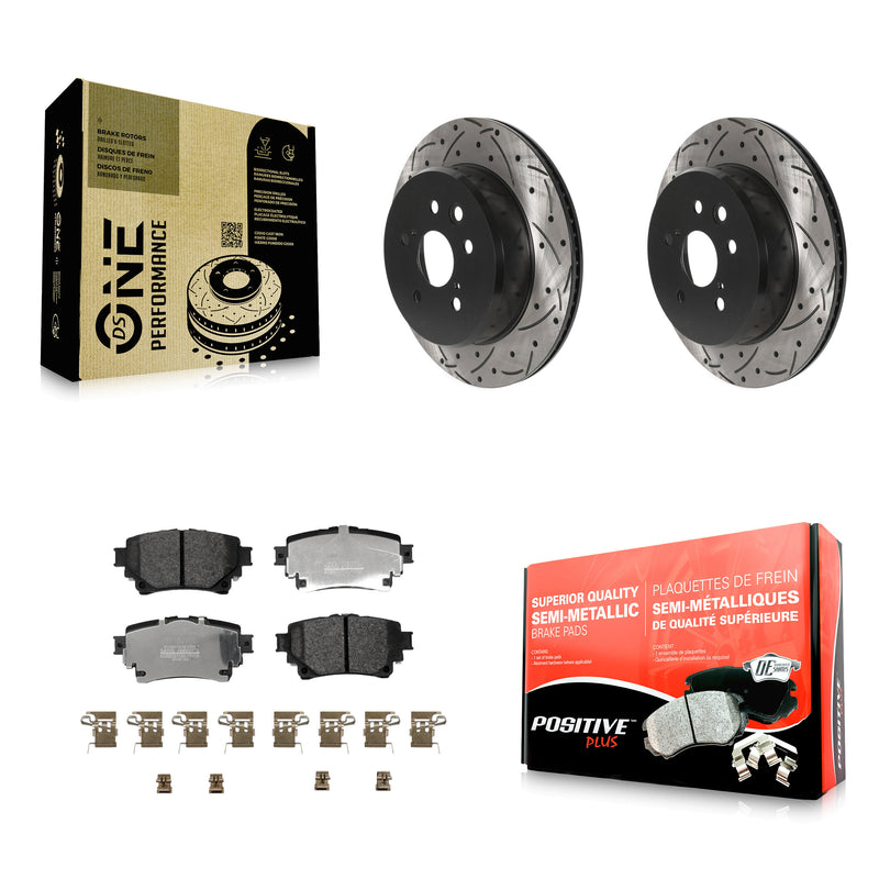 Transit Auto KDF-102005 Disc Brake Kit for 2021 Lexus IS350, Lexus RC300, Lexus RC350 - Rear