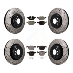 Transit Auto KDF-102011 Disc Brake Kit for 2009-2016 BMW 550i GT, BMW 550i GT xDrive and More - Front and Rear