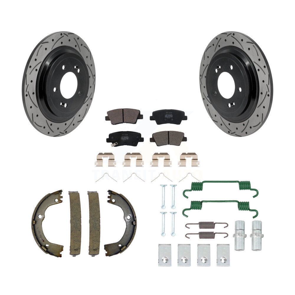 Transit Auto KDF-102016 Disc Brake Kit for 2017-2022 Kia Sportage - Rear