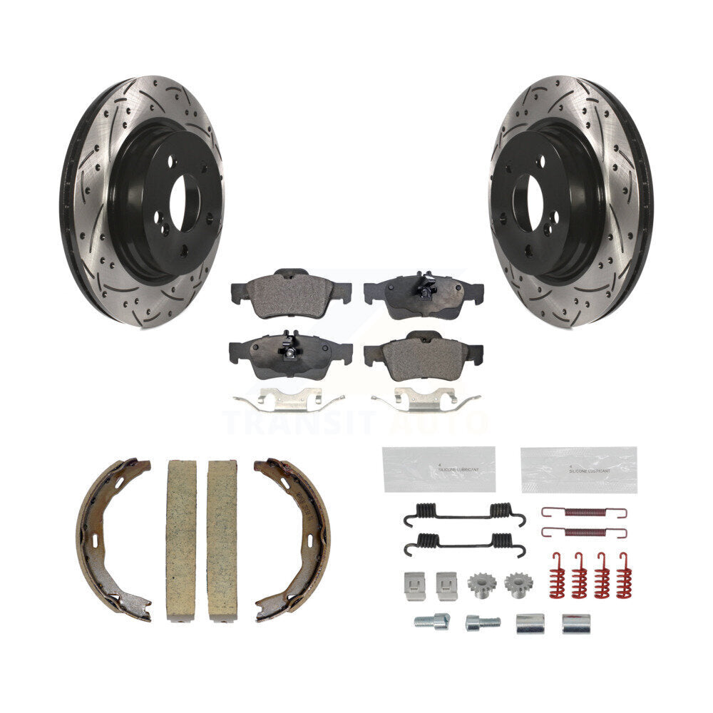 Transit Auto KDF-102018 Disc Brake Kit for 2011 Mercedes-Benz E550 - Rear