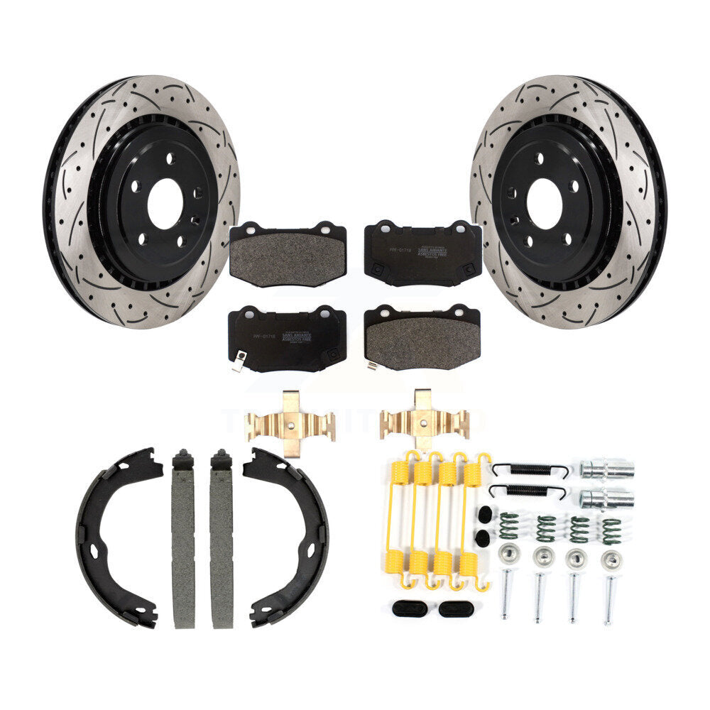 Transit Auto KDF-102019 Disc Brake Kit for 2016 Chevrolet Camaro - Rear