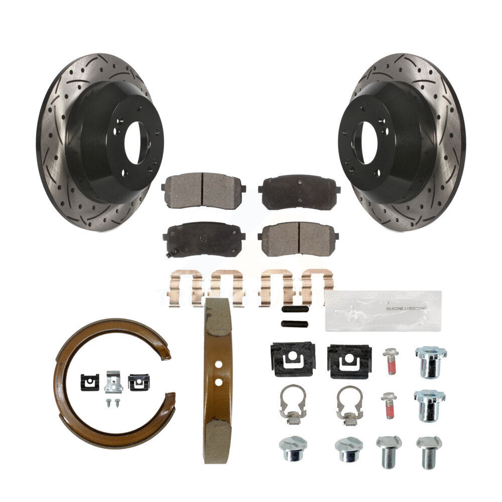 Transit Auto KDF-102022 Disc Brake Kit for 2018-2021 Kia Sedona - Rear