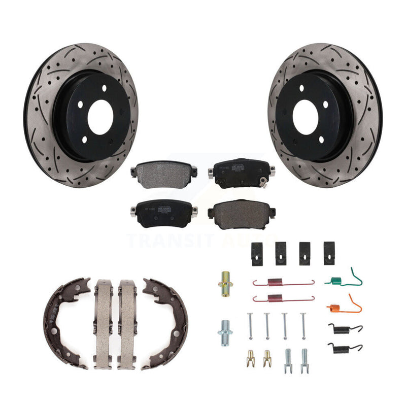 Transit Auto KDF-102028 Disc Brake Kit for 2018-2023 Nissan LEAF - Rear