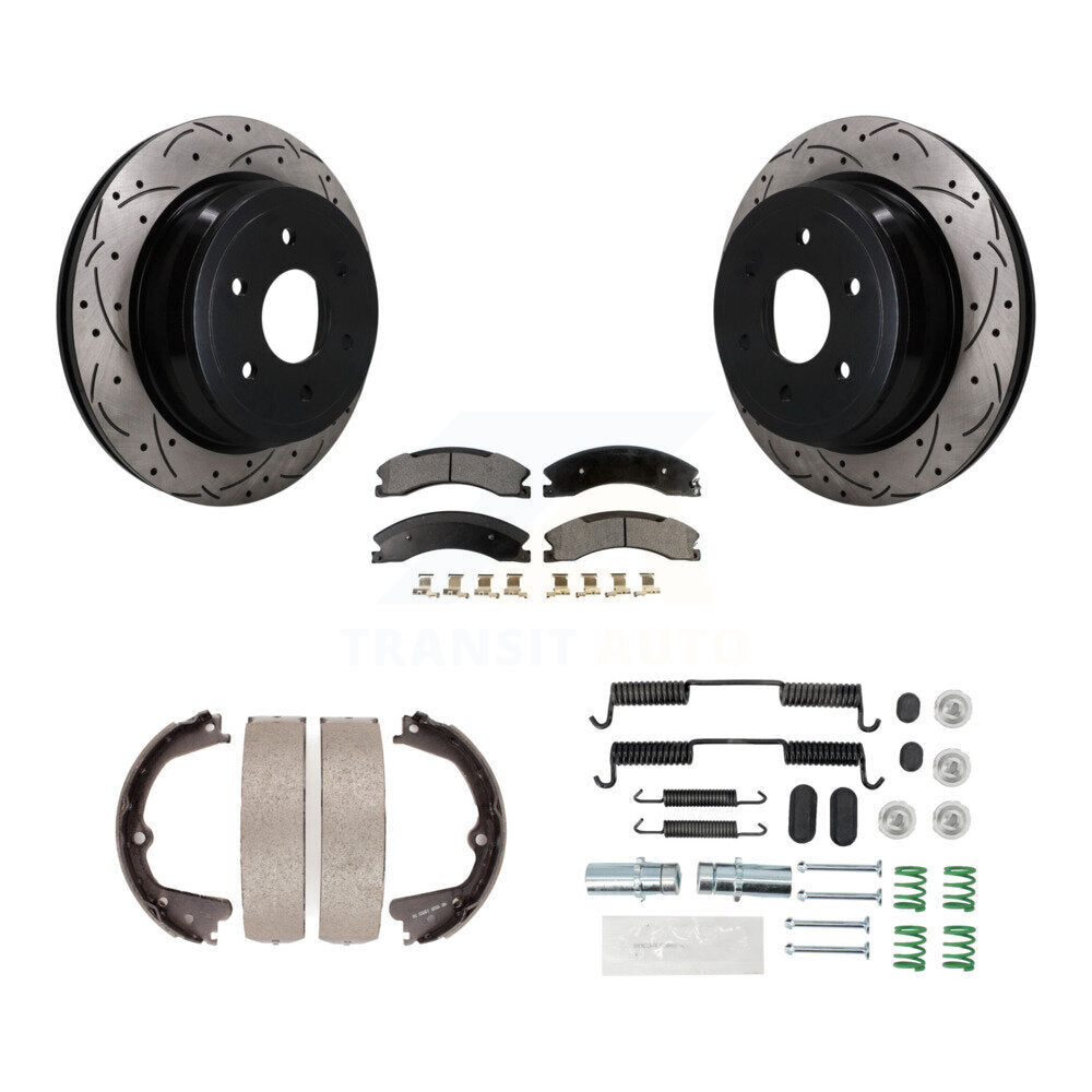 Transit Auto KDF-102030 Disc Brake Kit for 2016-2019 Nissan TITAN XD - Rear