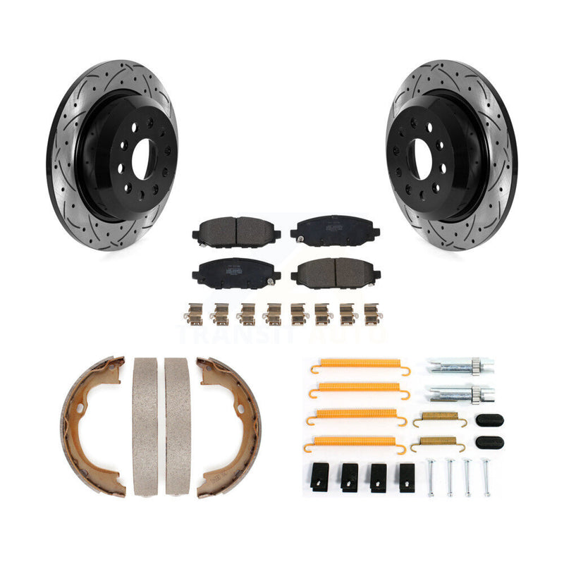 Transit Auto KDF-102032 Disc Brake Kit for 2018-2020 Jeep Wrangler - Rear