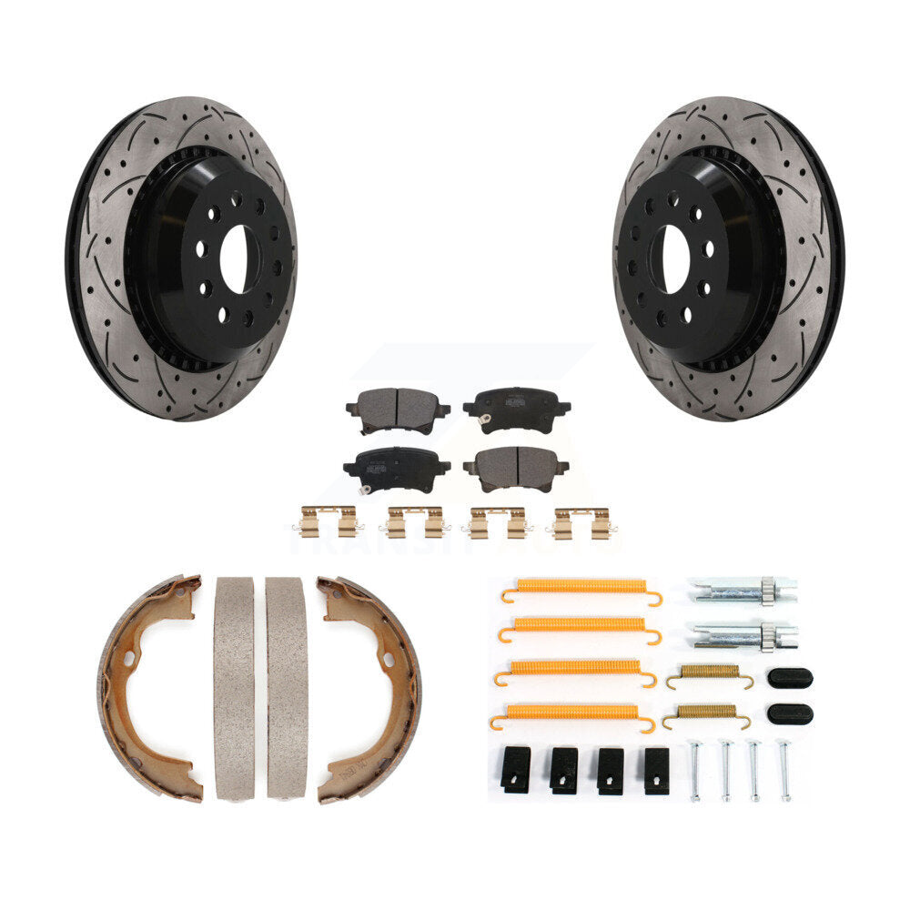 Transit Auto KDF-102034 Disc Brake Kit for 2021 Jeep Wrangler - Rear