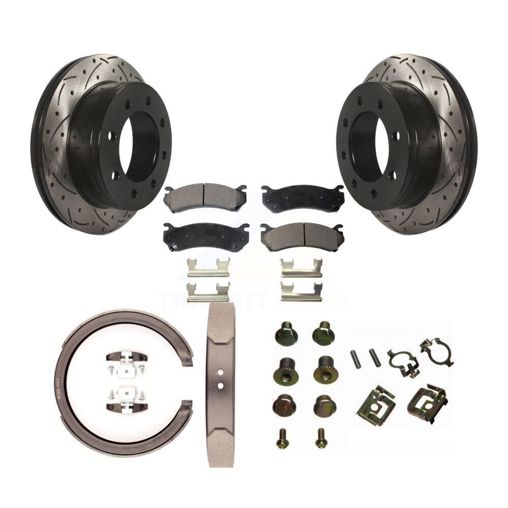 Transit Auto KDF-102036 Disc Brake Kit for 2004 GMC Sierra 2500 - Rear
