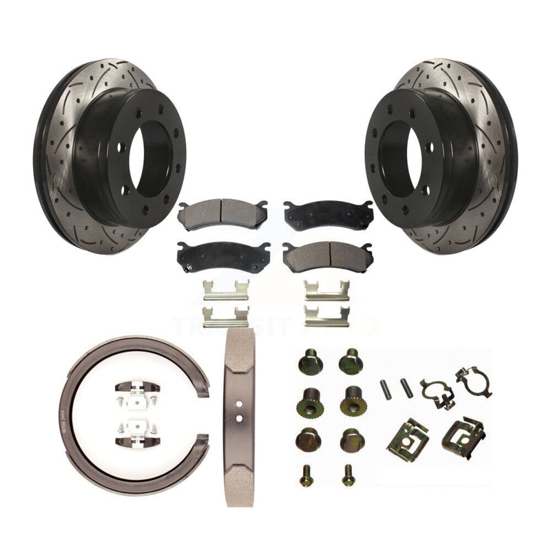 Transit Auto KDF-102036 Disc Brake Kit for 2004 GMC Sierra 2500 - Rear