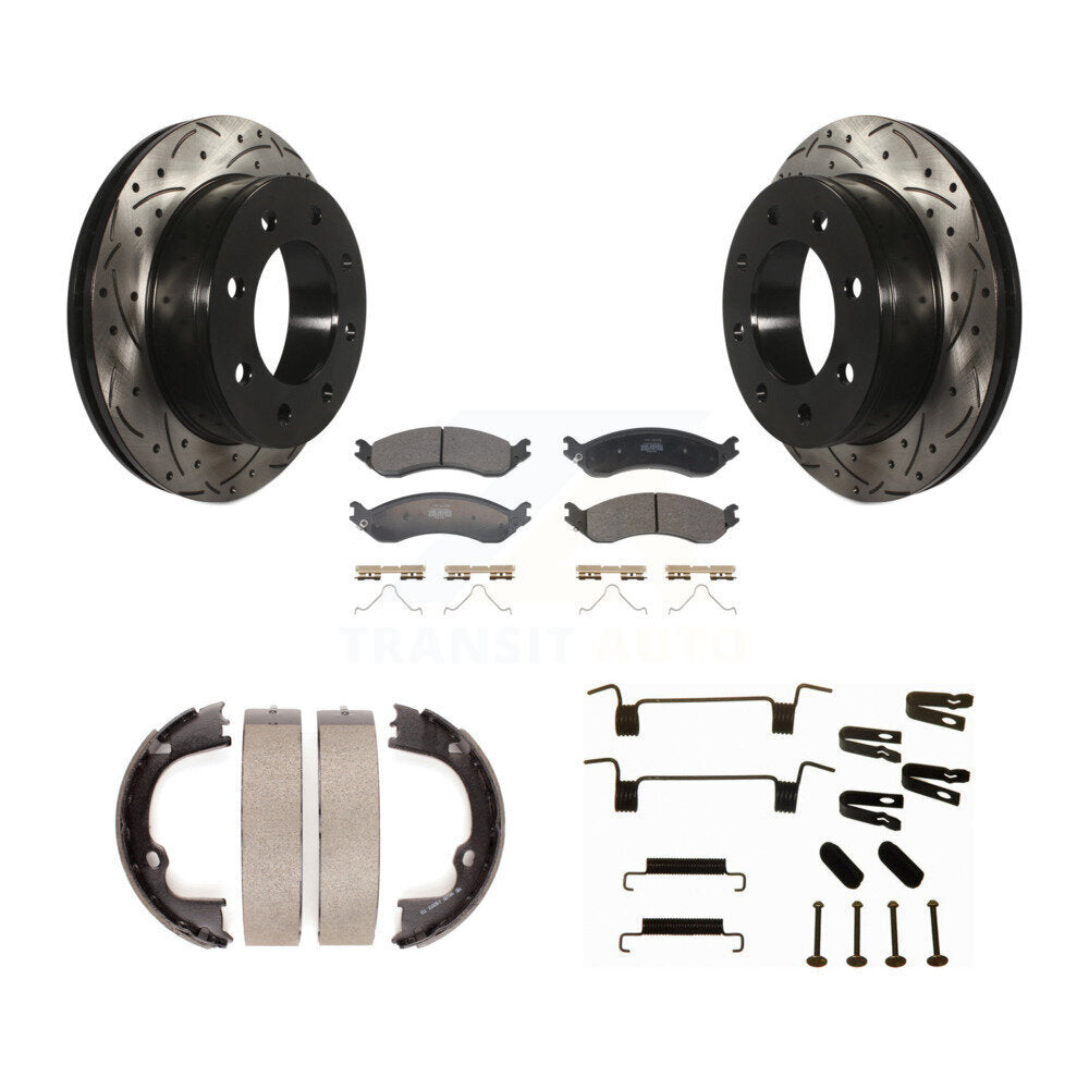 Transit Auto KDF-102044 Disc Brake Kit for 2021-2023 Chevrolet Express 2500, GMC Savana 2500 - Rear